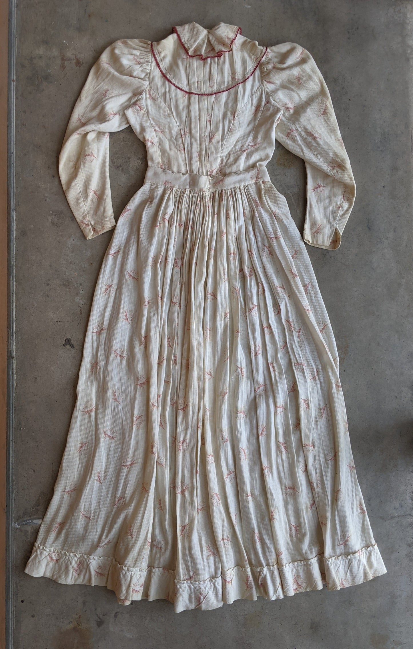 Turn of the Century Cotton Printed Dress