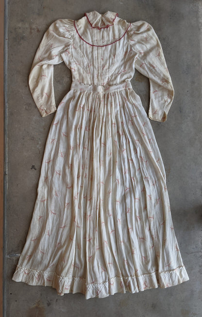 Turn of the Century Cotton Printed Dress