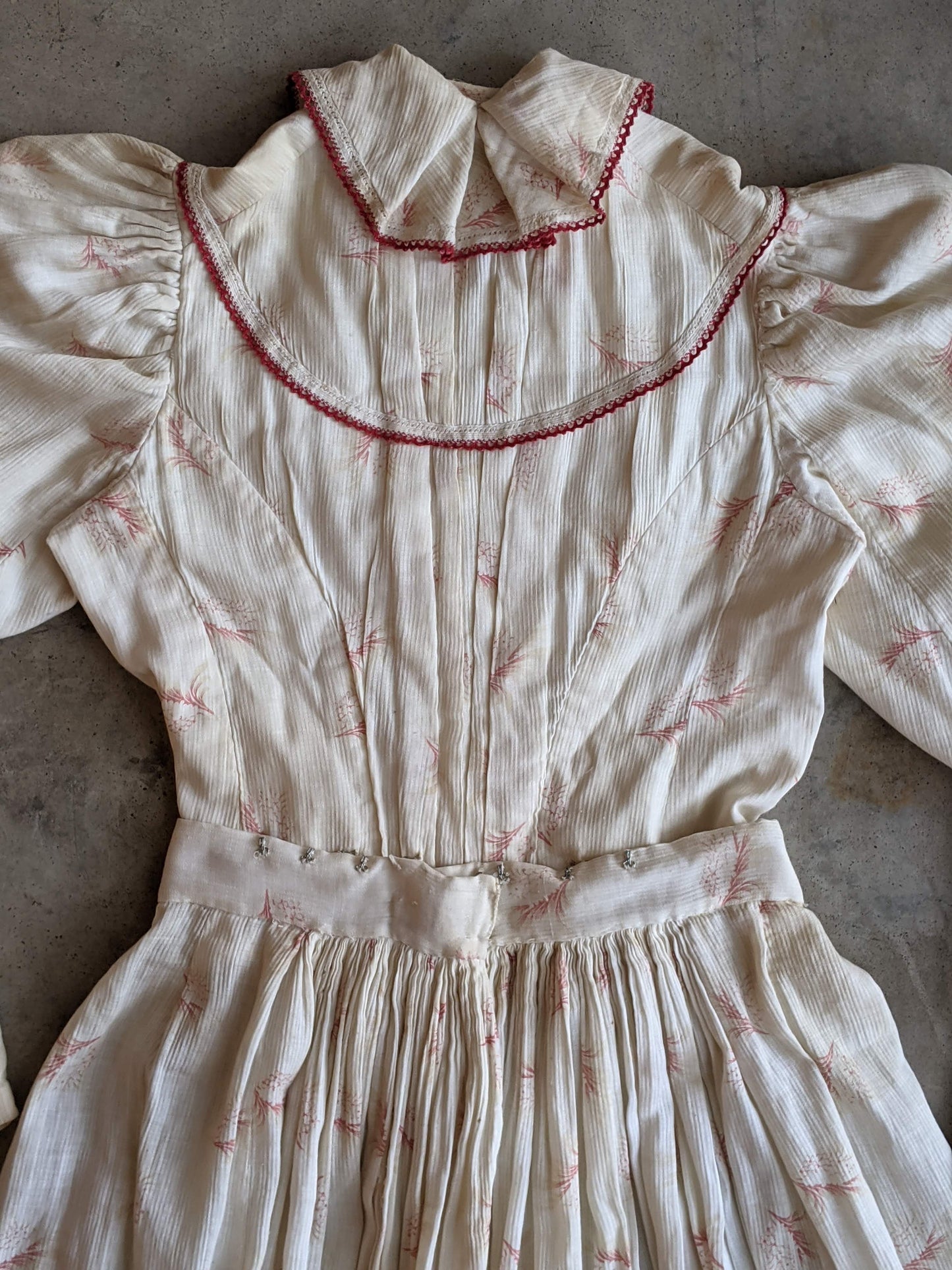 Turn of the Century Cotton Printed Dress