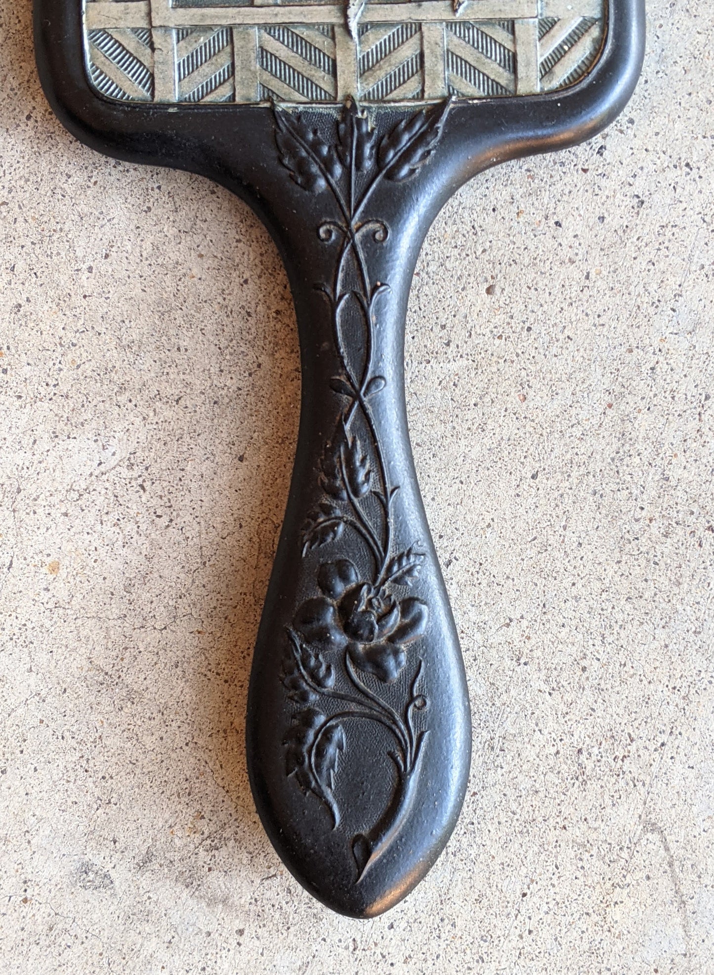 19th c. "Florence" Shellac Hand Mirror