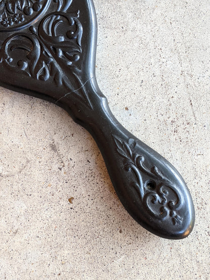 19th c. "Florence" Shellac Hand Mirror | As Is