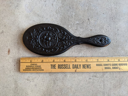 19th c. "Florence" Shellac Hand Mirror | As Is