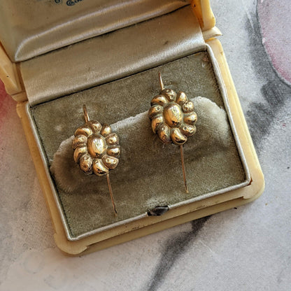 19th c. 10k Gold Earrings