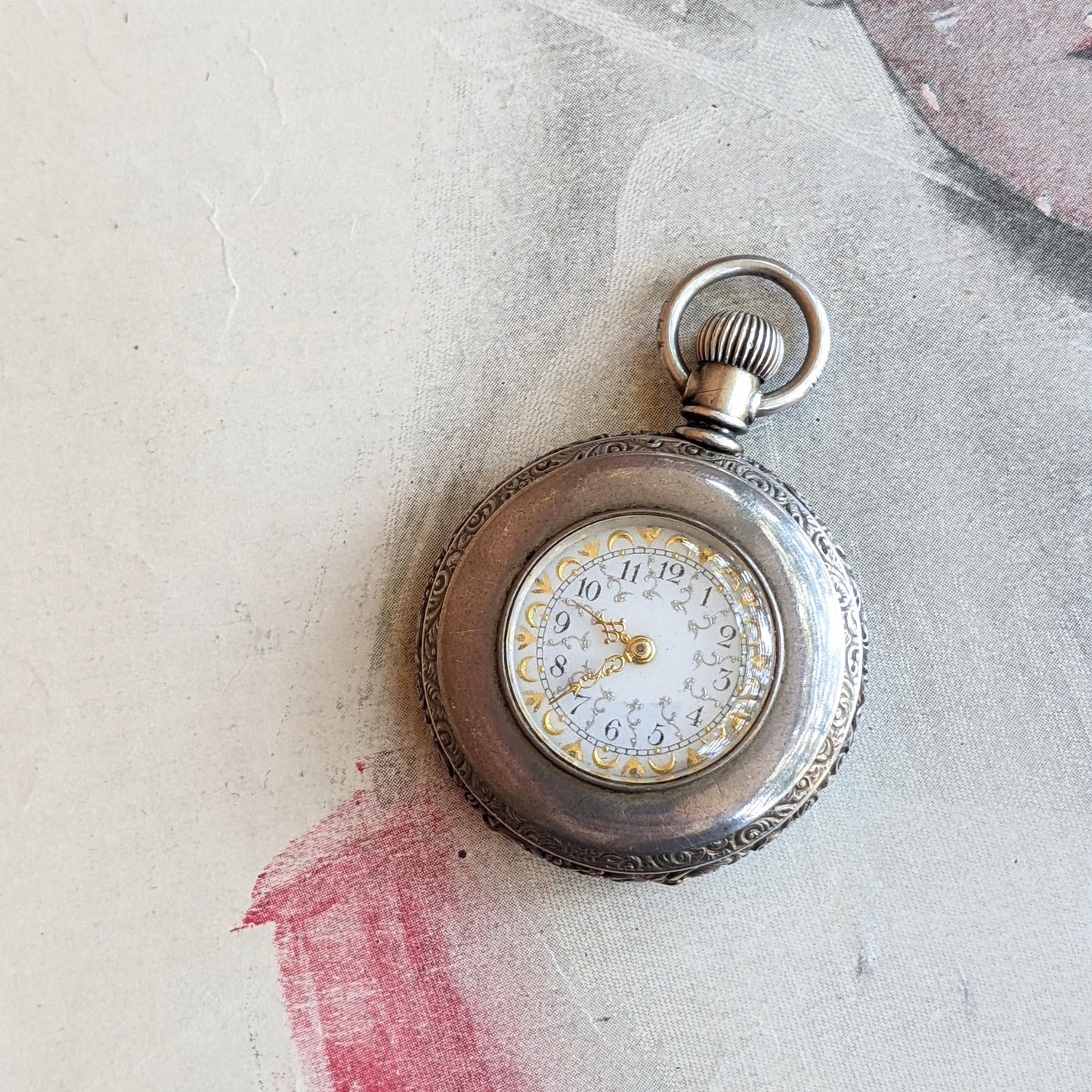 c. 1890s Coin Silver Pocket Watch