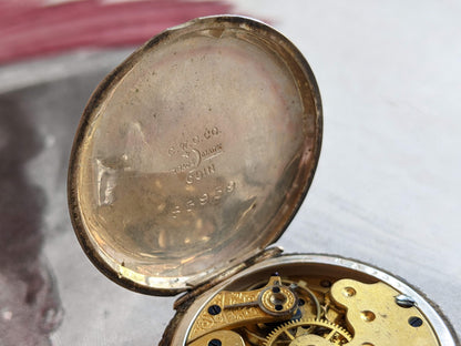 c. 1890s Coin Silver Pocket Watch