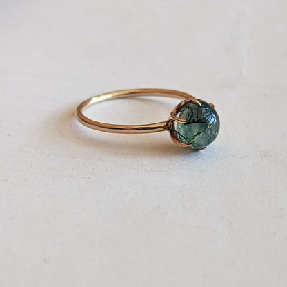Turn of the century 14k Gold Moss Agate Ring