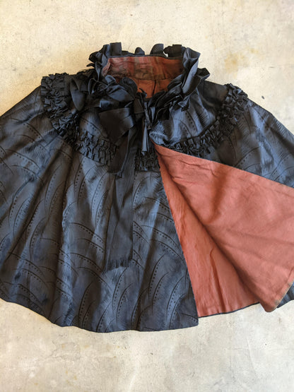c. 1890s Silk Capelet