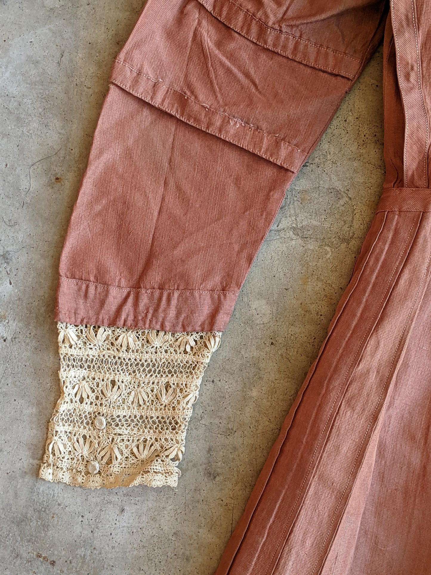 c. 1908-1909 Peach Silk Dress | Study + Display