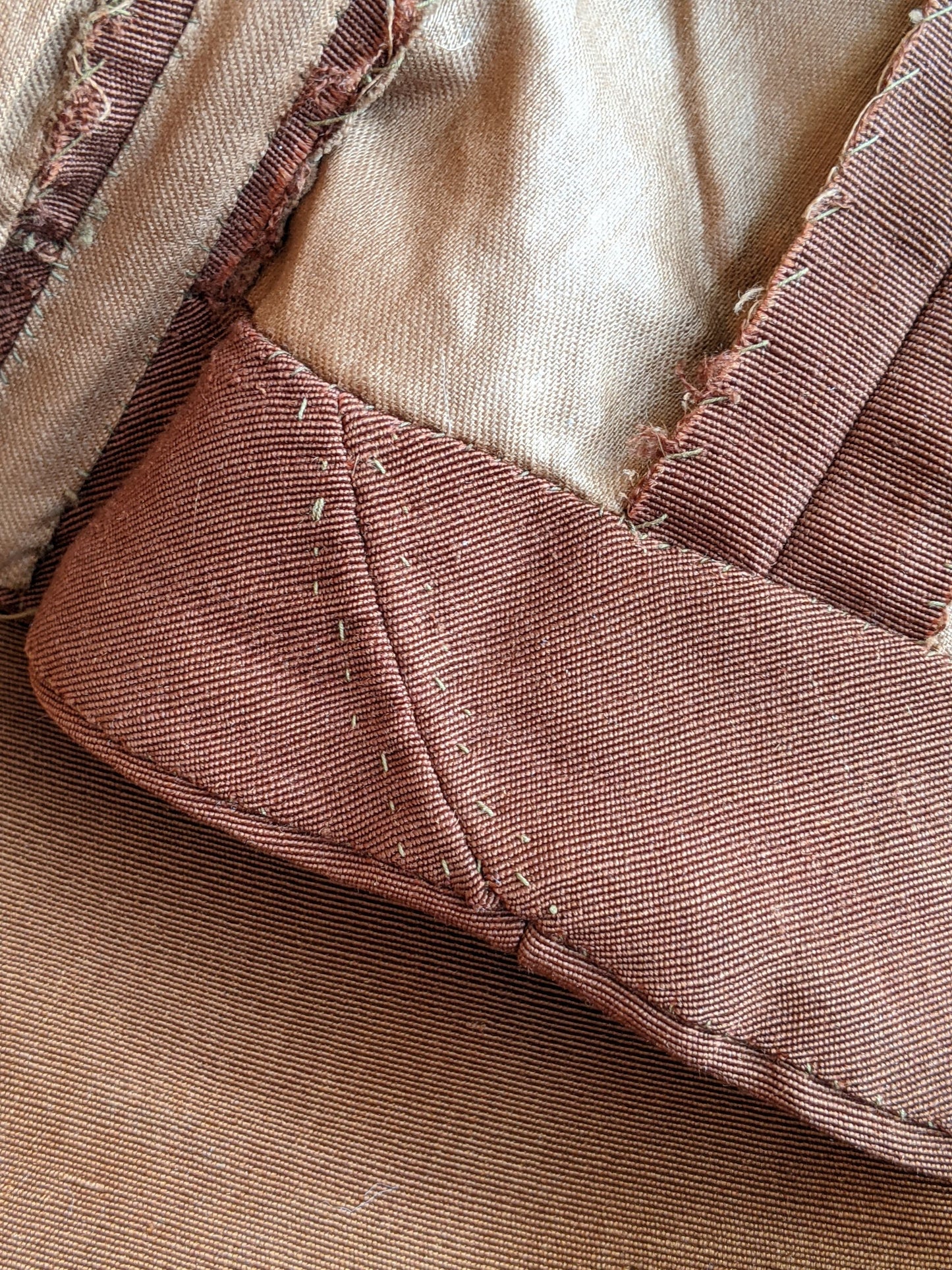 c. 1890s Silk + Velvet Novelty Print Bodice