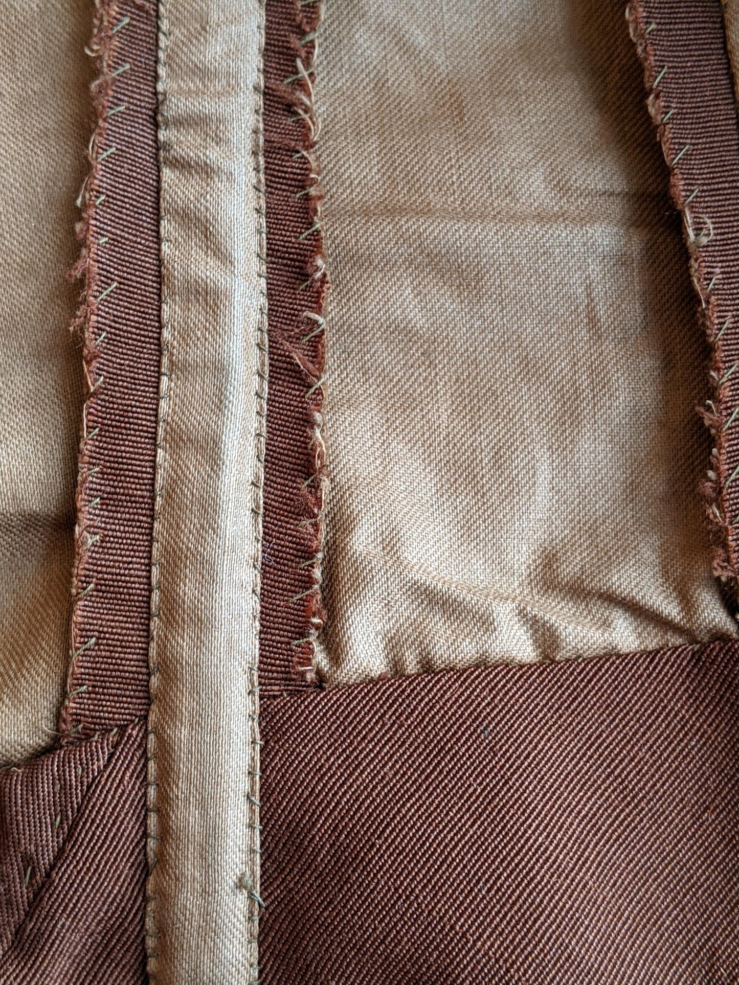c. 1890s Silk + Velvet Novelty Print Bodice