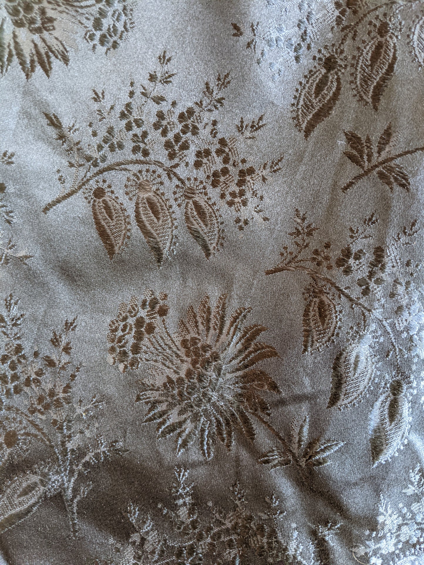c. 1870s-1880s Silk Wrapper Dress | Study + Display