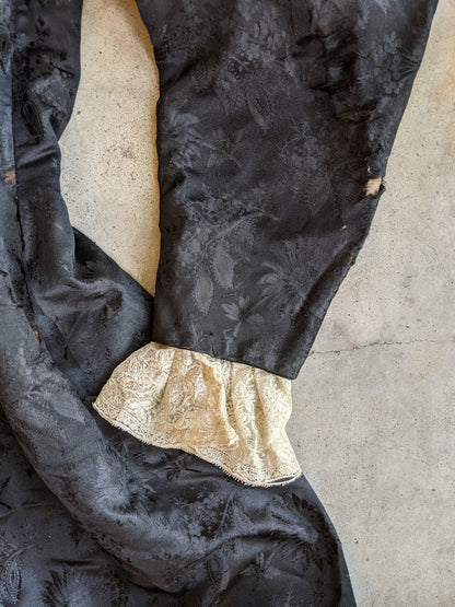 c. 1870s-1880s Silk Wrapper Dress | Study + Display