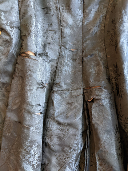 c. 1870s-1880s Silk Wrapper Dress | Study + Display