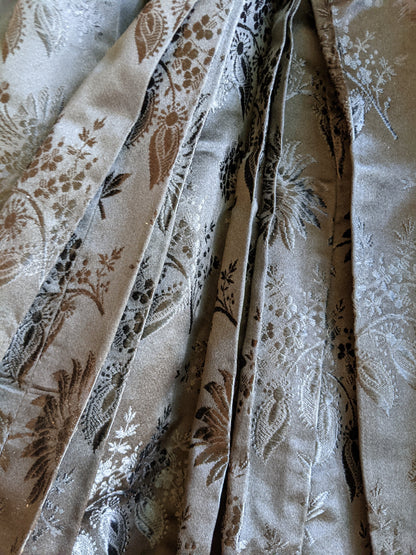 c. 1870s-1880s Silk Wrapper Dress | Study + Display