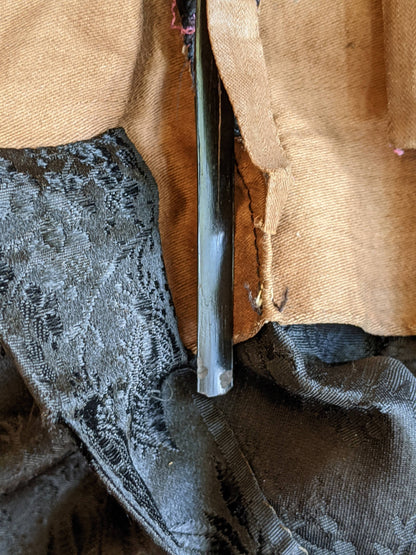 c. 1870s-1880s Silk Wrapper Dress | Study + Display