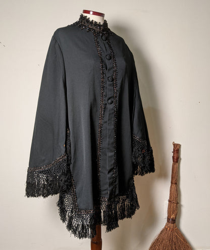 c. 1870s-1880s Beaded Mantle