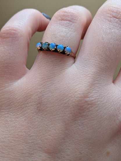 Late 19th-Early 20th c. 10k Opal Ring