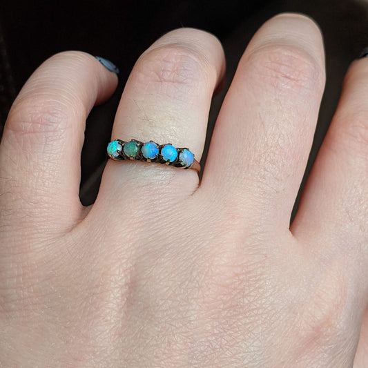 Late 19th-Early 20th c. 10k Opal Ring