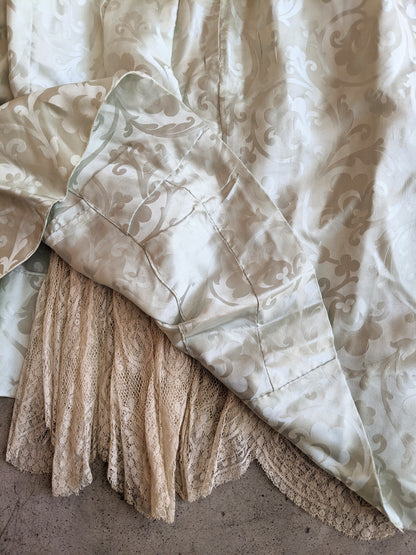 c. 1910 Seafoam Green Silk Gown | Study + Display
