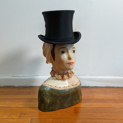 c. 1910s Collapsible Silk Top Hat