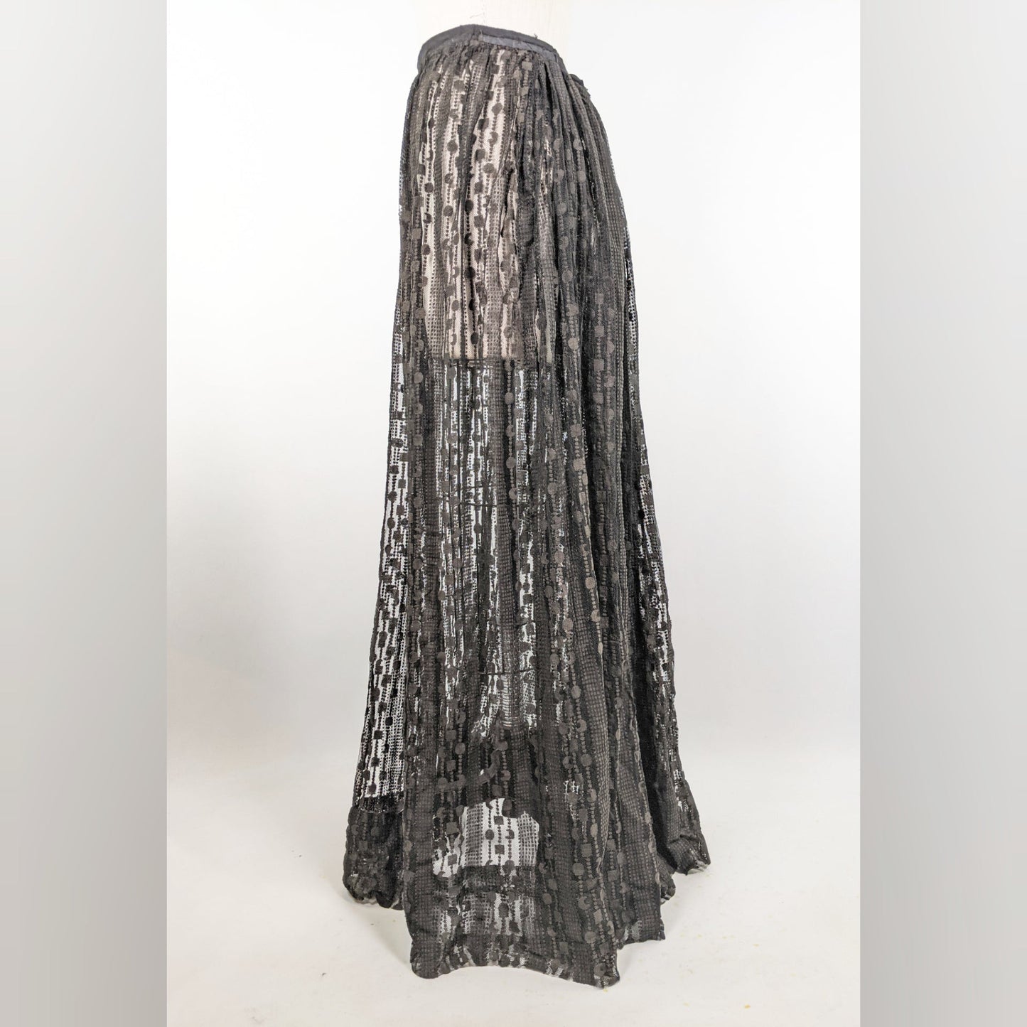 RESERVED | 1900s Crescent Moon Lace Skirt