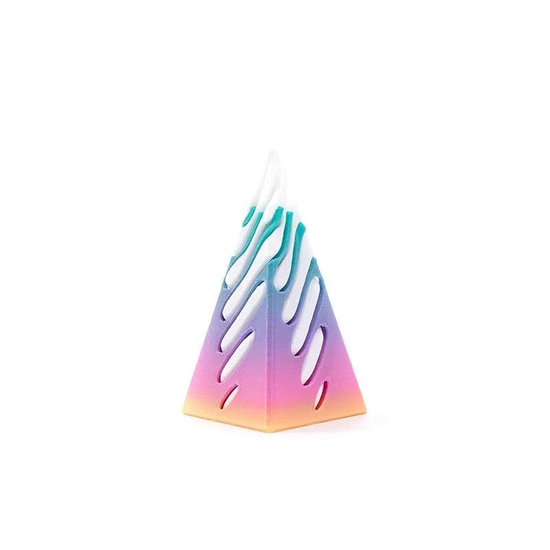 1 Piece Spiral Cone Decompression Toy 3D Printed Pyramid Impossible PaThe Plug