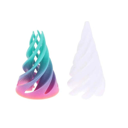1 Piece Spiral Cone Decompression Toy 3D Printed Pyramid Impossible PaThe Plug