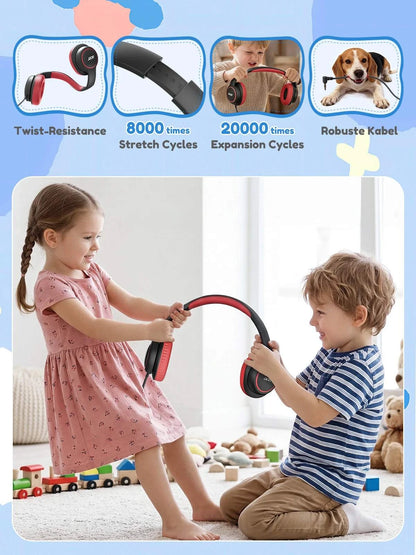 Acer OHR328 Kids Headphones Wired for School Over Ear Design 85/94dB SThe Plug