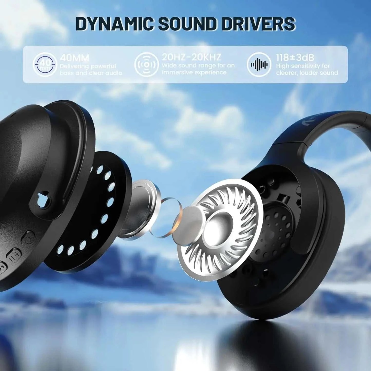 ATTACK SHARK G300 Wireless Bluetooth Headphone with ENC Noise CancellaThe Plug