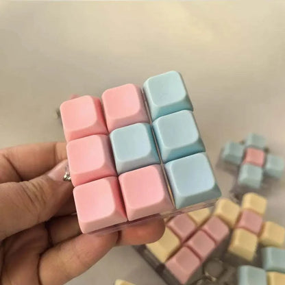 Fidget Decompression 1/4/5/9 Keyboard Key Toy Anti Stress Finger KeyboThe Plug