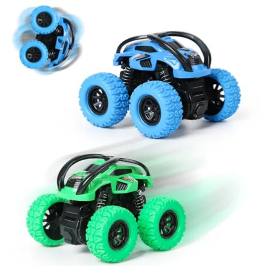 2 Pack Car Toys for 3 4 5 6 Year Old Boy Girl, Push and Go Cars Toys fThe Plug