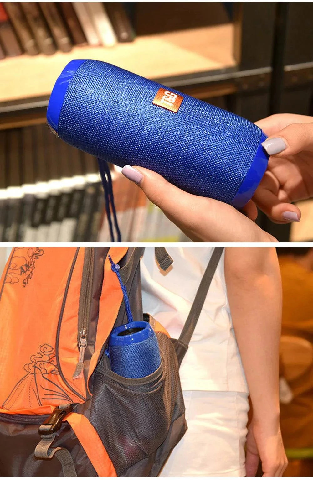 Bluetooth Speaker T&G TG117 Portable TWS Sound Box Waterproof LoudspeaThe Plug