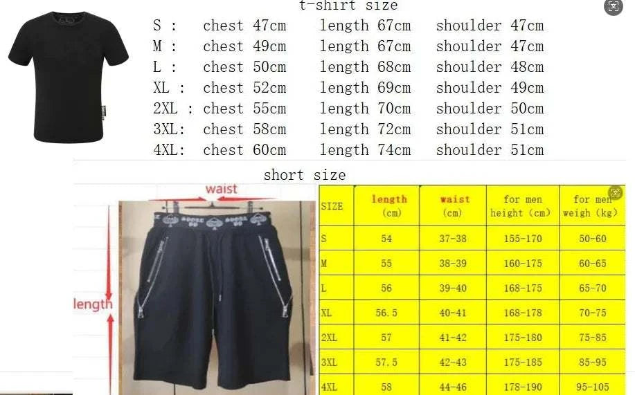 Mens Joggers Sets  Clothing Fashion designer  Tracksuit Men Short SleeThe Plug