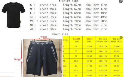 Mens Joggers Sets  Clothing Fashion designer  Tracksuit Men Short SleeThe Plug