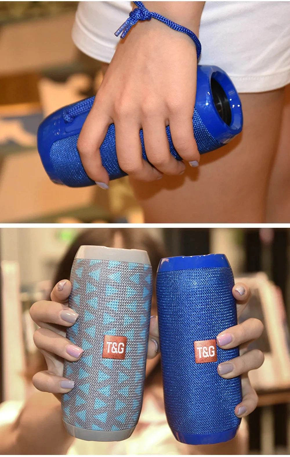 Bluetooth Speaker T&G TG117 Portable TWS Sound Box Waterproof LoudspeaThe Plug