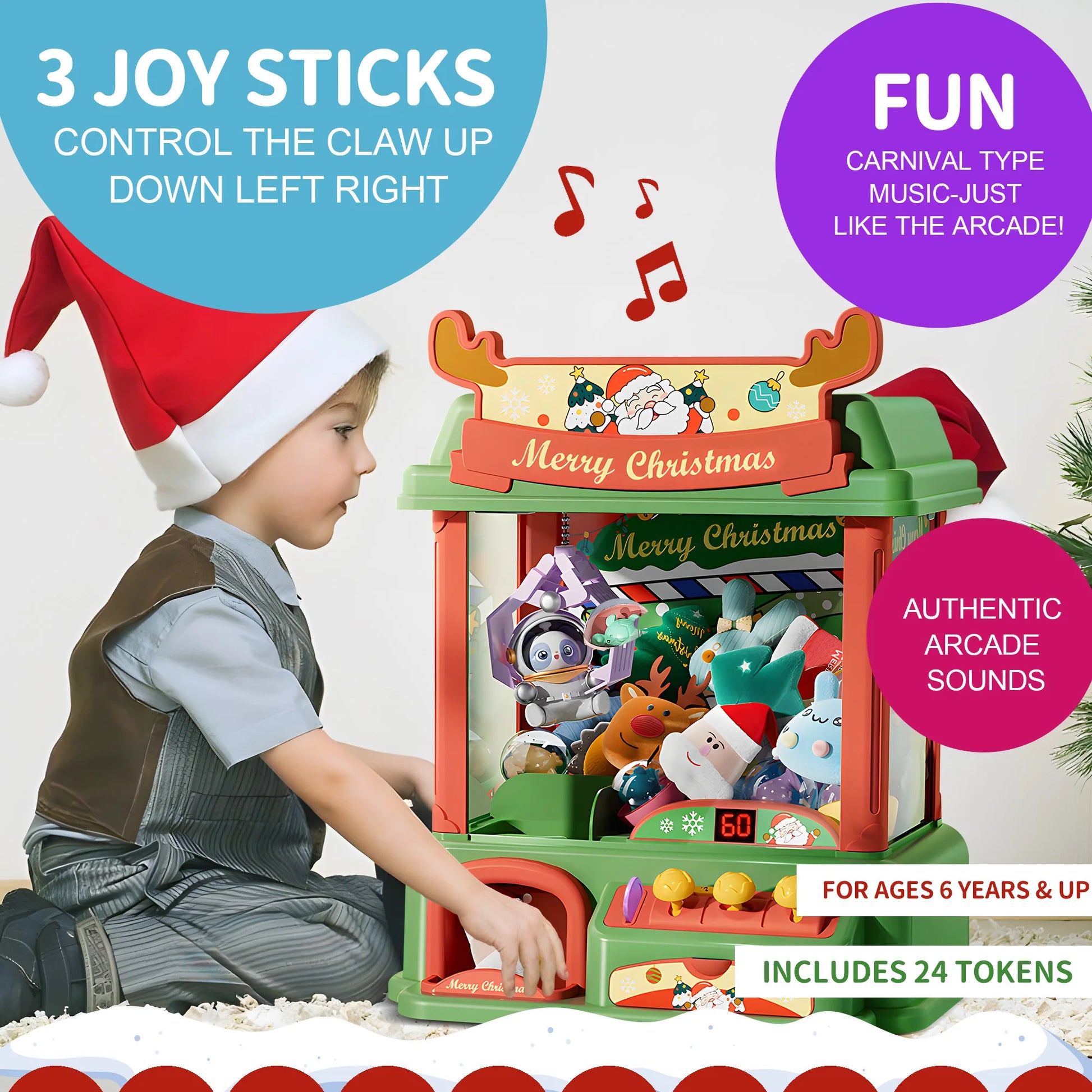 Claw Machine for Kids Mini Vending Machines Arcade Claw Game Prizes ToThe Plug