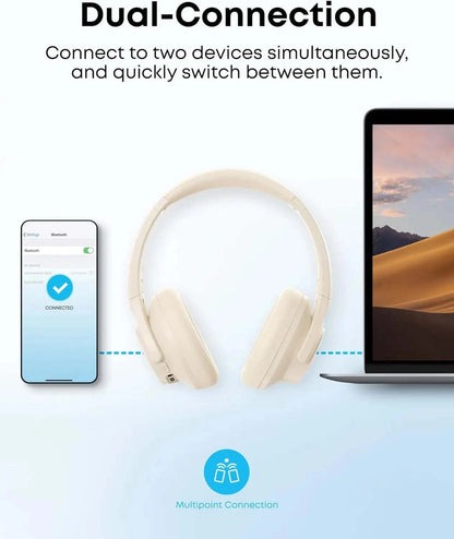 Soundcore by Anker Q20i Hybrid Active Noise Cancelling Headphones, WirThe Plug