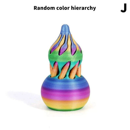 1 Piece Spiral Cone Decompression Toy 3D Printed Pyramid Impossible PaThe Plug