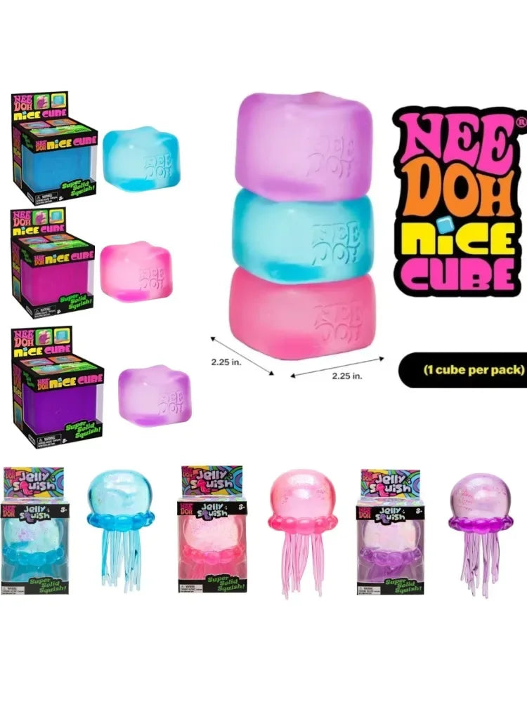 Fidget Squishy Educational Toy, Stress Relief Gift for Adults Kids, Soft Anti-Anxiety Sensory Toy