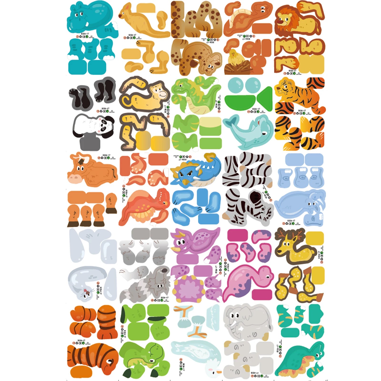 DIY 3D Creative Paper Jigsaw Puzzle Assembly Challenge Puzzles Smart PThe Plug