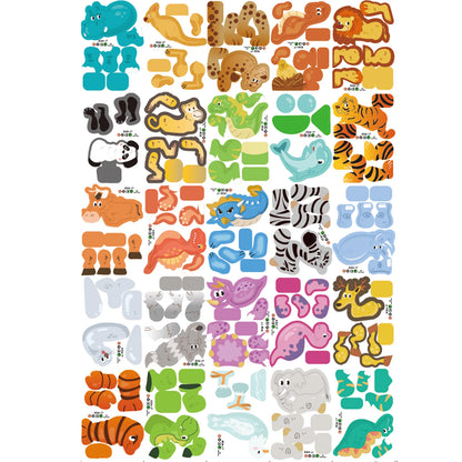 DIY 3D Creative Paper Jigsaw Puzzle Assembly Challenge Puzzles Smart PThe Plug