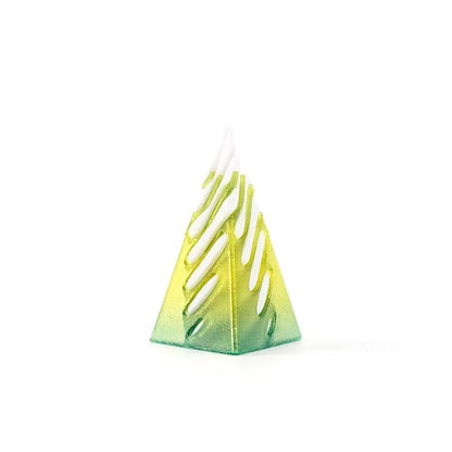 1 Piece Spiral Cone Decompression Toy 3D Printed Pyramid Impossible PaThe Plug