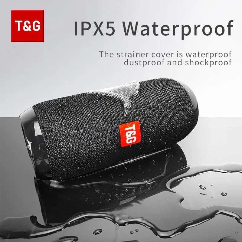 Bluetooth Speaker T&G TG117 Portable TWS Sound Box Waterproof LoudspeaThe Plug