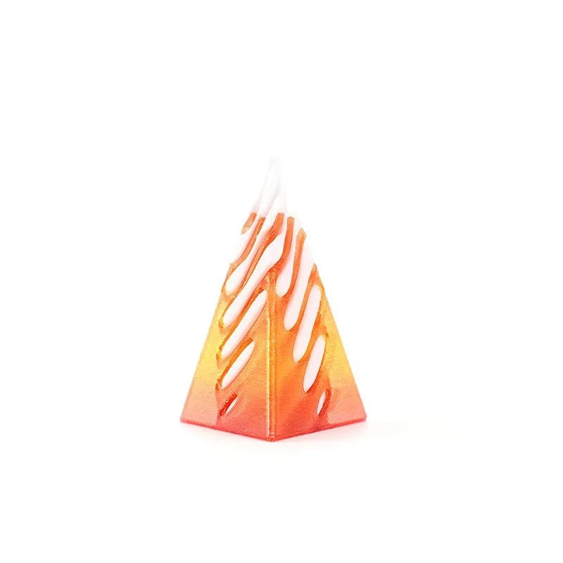 1 Piece Spiral Cone Decompression Toy 3D Printed Pyramid Impossible PaThe Plug