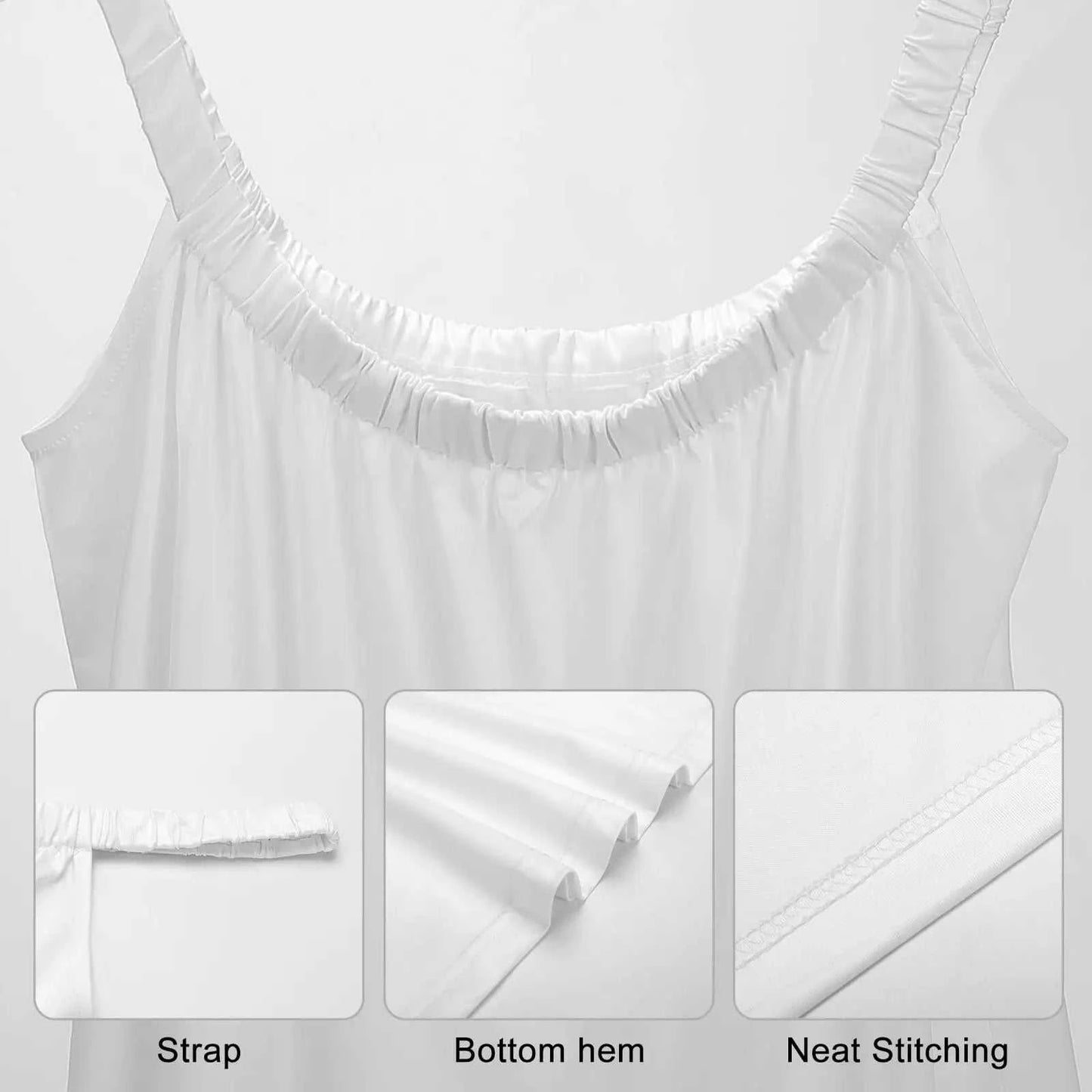 Lady Soft Dresses Women's A-line Slip Dress Simple Daily Wear Summer FThe Plug