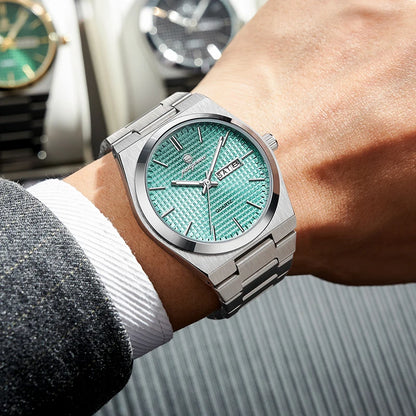 PAAZOMU Men's Luxury Chronograph Watch – Waterproof, Luminous & Date Display