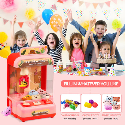 Mini Claw Machine for Kids Girl Toys for Ages 8-13 Arcade Game Toy ClaThe Plug