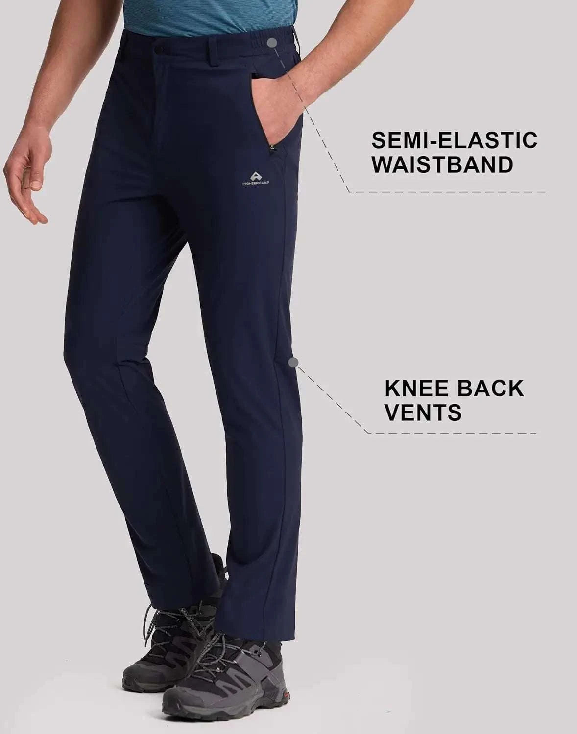 Pioneer Camp Men's Lightweight Hiking Pants UPF 50+ Summer Breathable The Plug