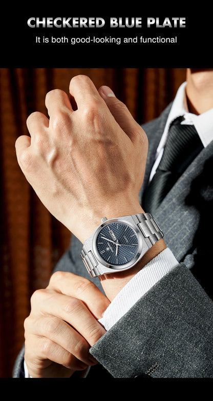 PAAZOMU Men's Luxury Chronograph Watch – Waterproof, Luminous & Date Display