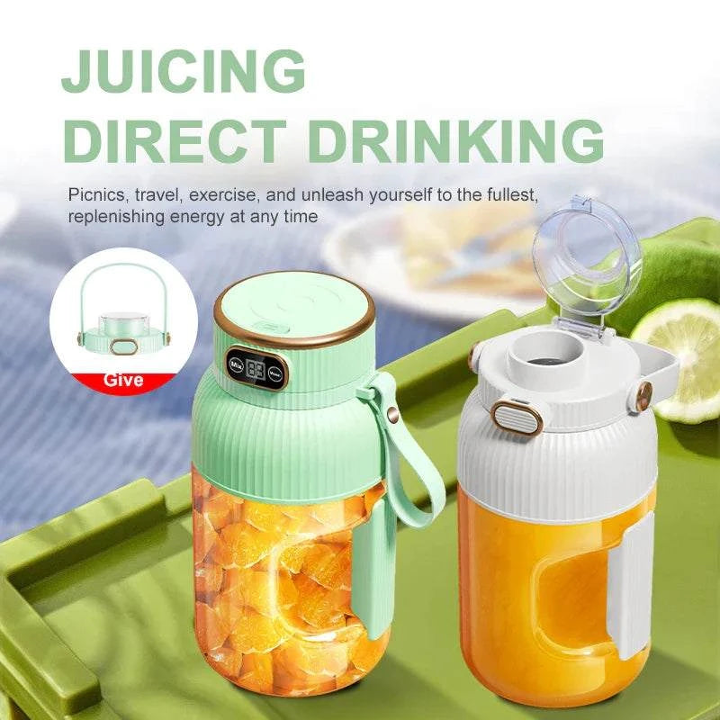 1000ML Portable Juicer Blender Fruit Juicer USB Charging Lemon Orange The Plug